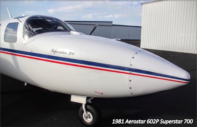  1981 Piper Aerostar 602P Superstar 700 for sale 